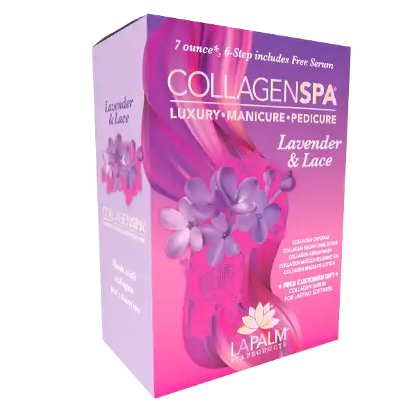 Luxury 6 Step Collagen Pedicure Lavender Lace Luxury 6 Step Collagen Pedicure Lavender Lace