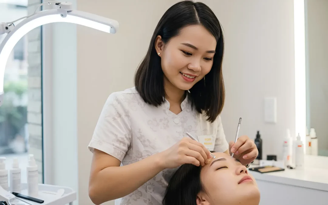 Professional Eyebrow Waxing Service