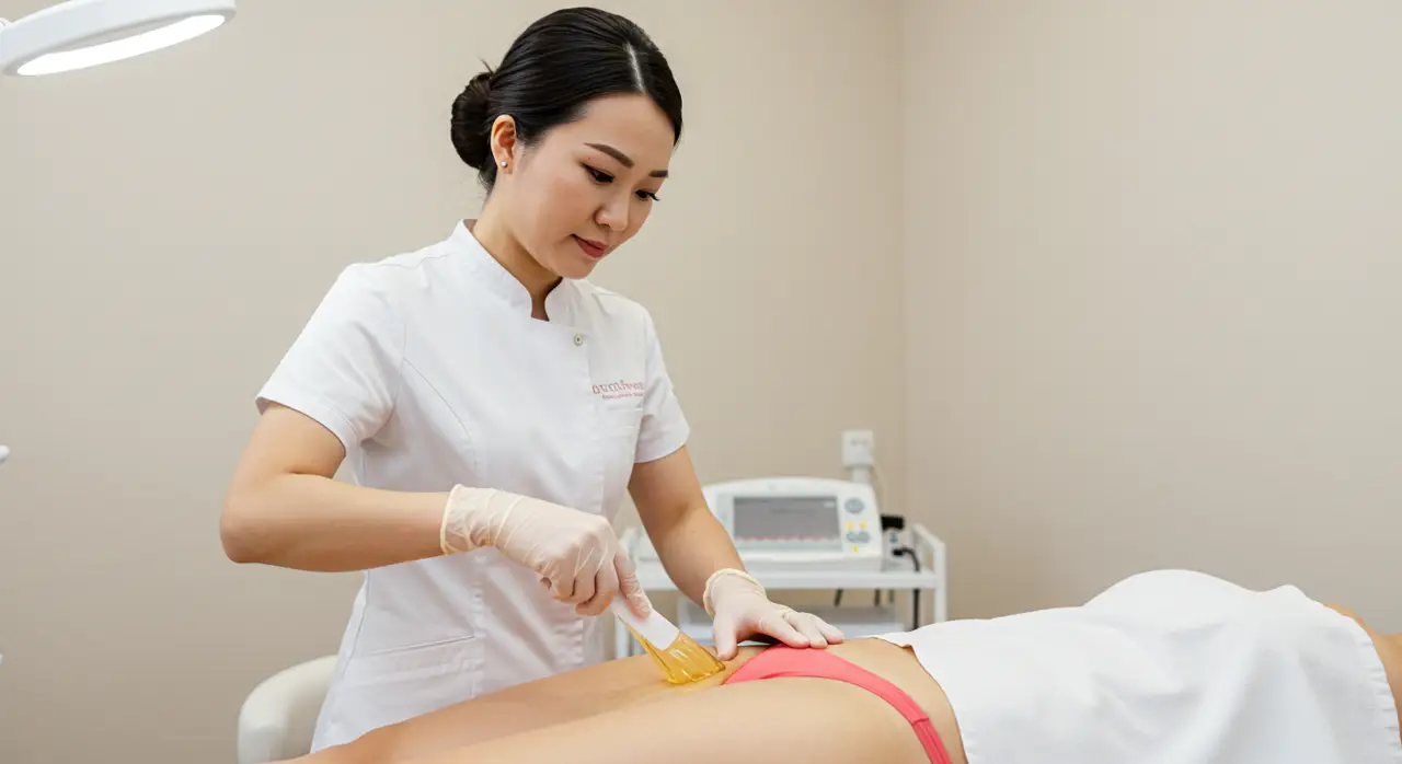 Waxing the Bikini Line Waxing the Bikini Line