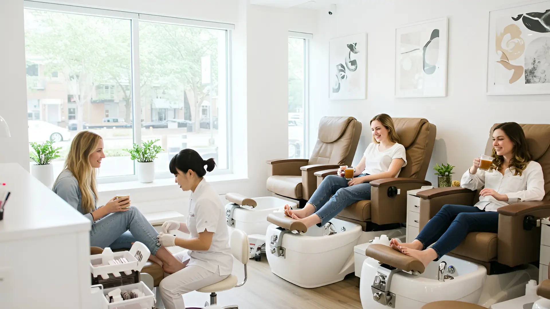 Women Who Get Regular Pedicures Together Women Who Get Regular Pedicures Together