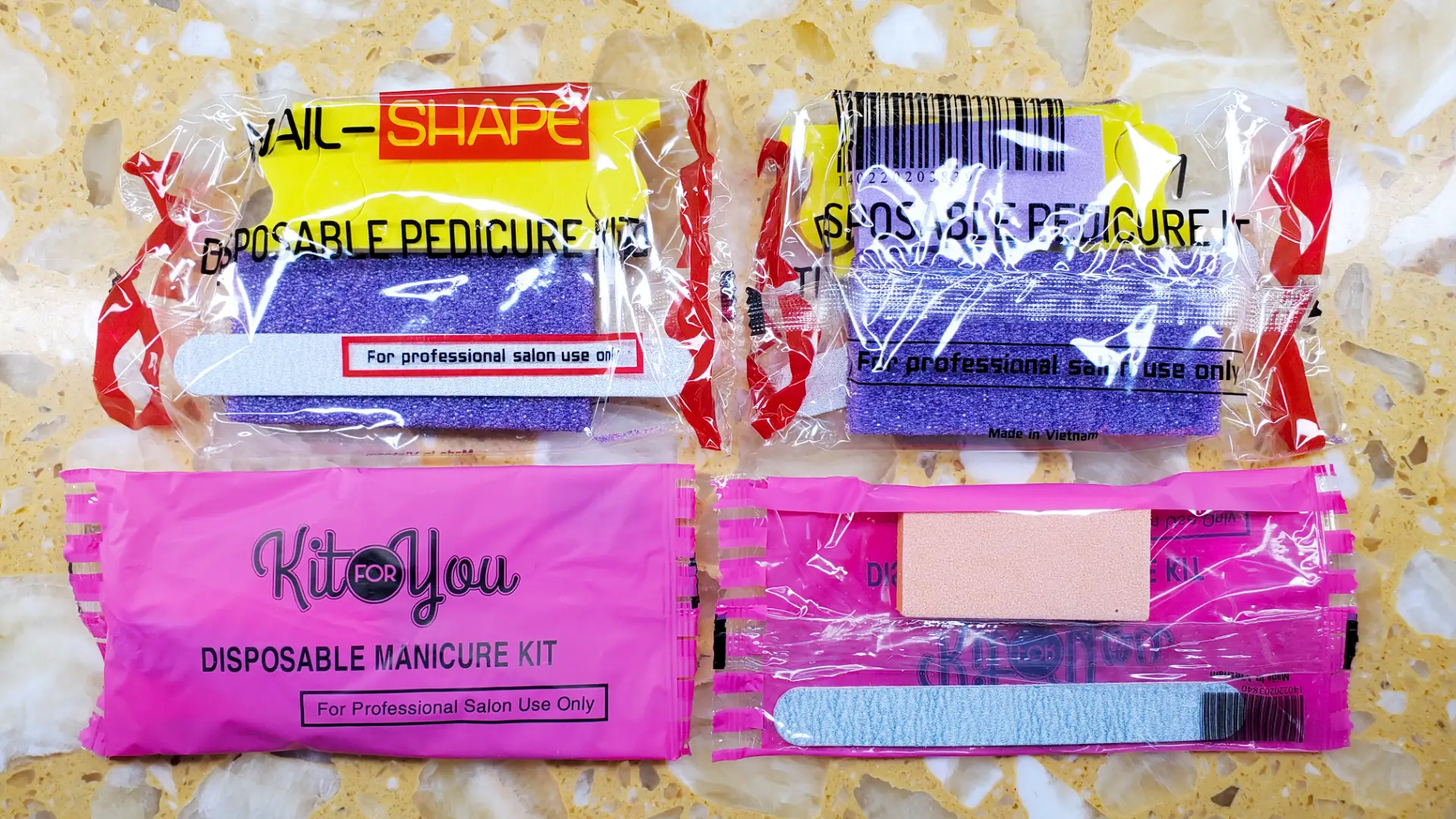 Disposable Manicure and Pedicure Kits Disposable Manicure and Pedicure Kits