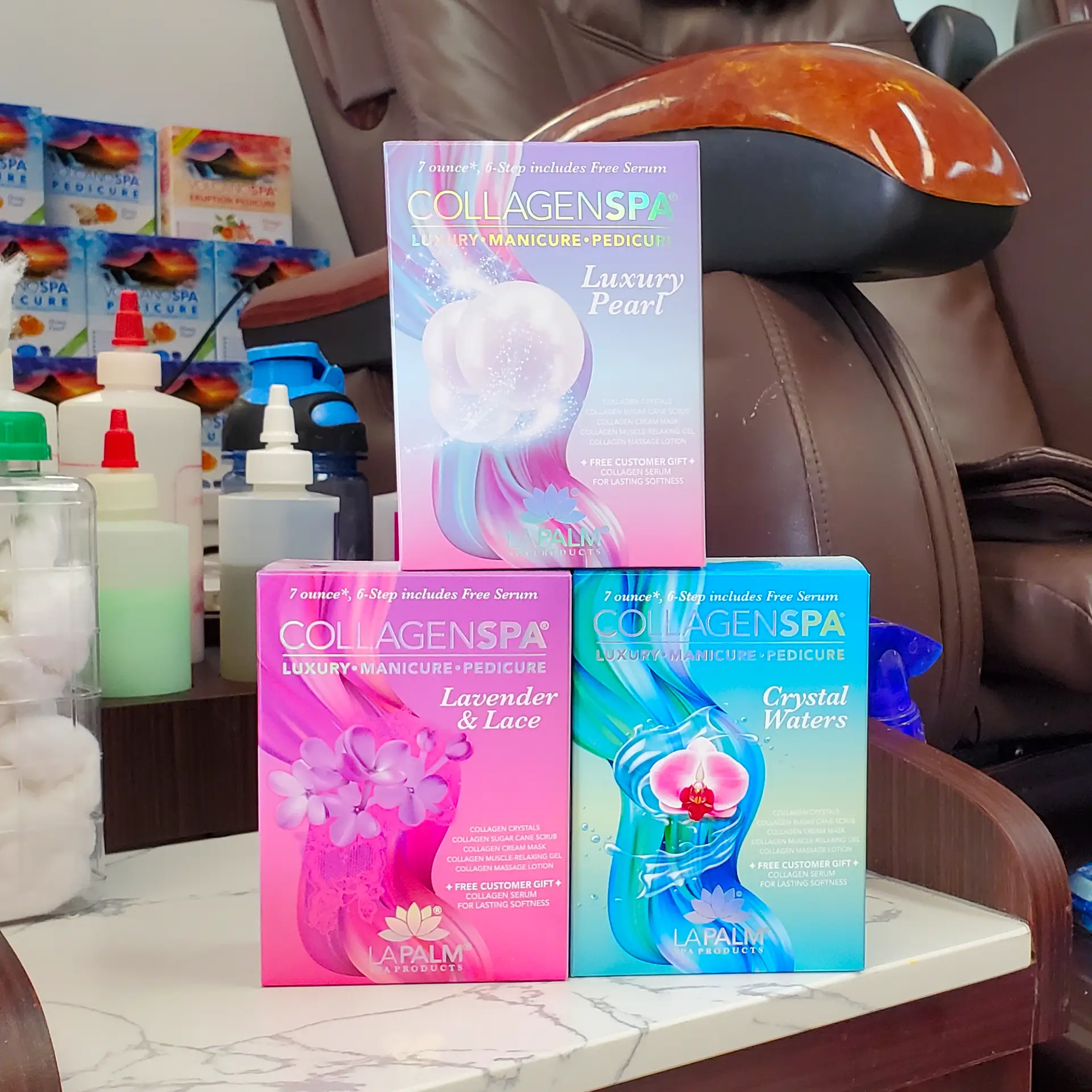 Premium CollagenSpa 6 In 1 Pedicure Kits Premium CollagenSpa 6 In 1 Pedicure Kits